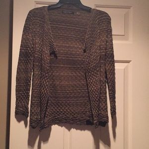 Zozo Green/Brown Open Cardigan. S
